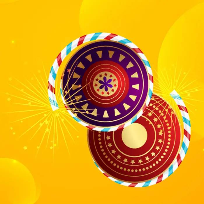 Spinning Chakkar Fireworks - Traditional Tamil Nadu Wheels